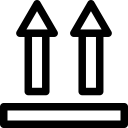 shipping and delivery,up,signs,arrows,orientation,side,side up